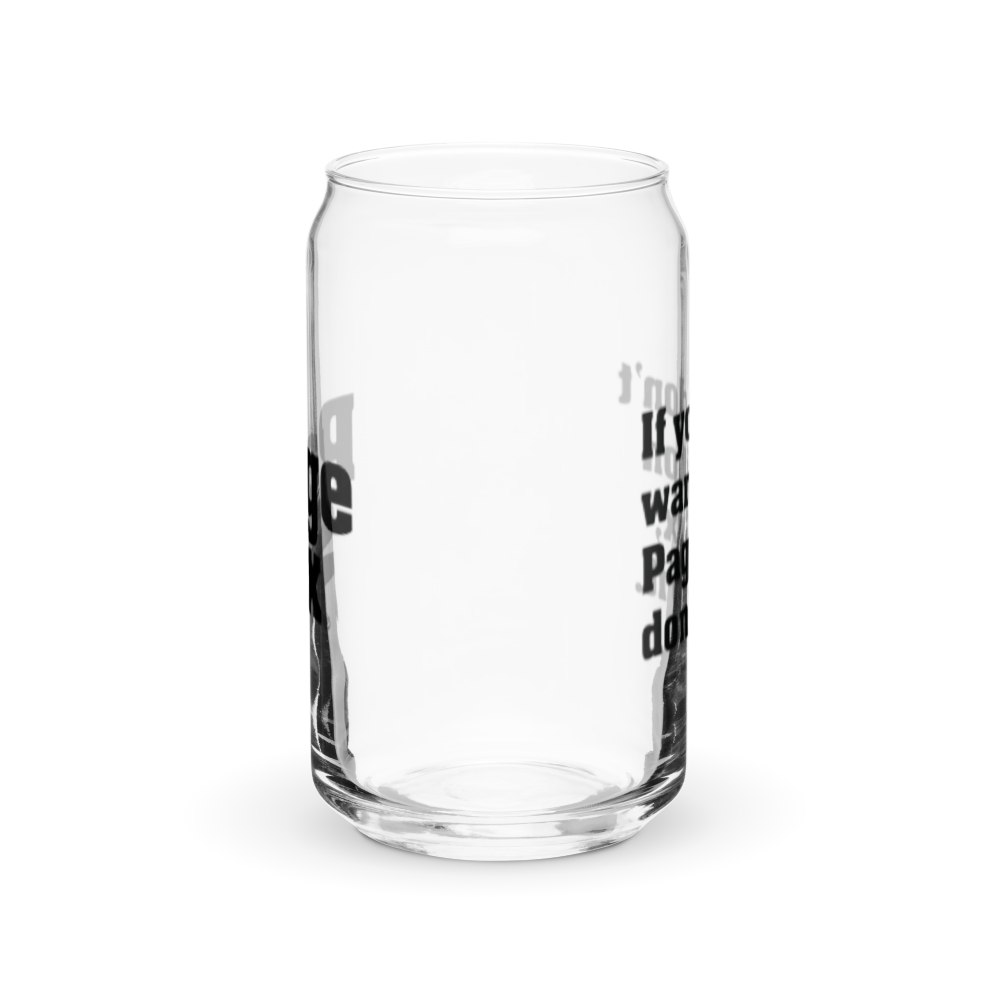 Don't Do It Page Six Can Glass - Image 3