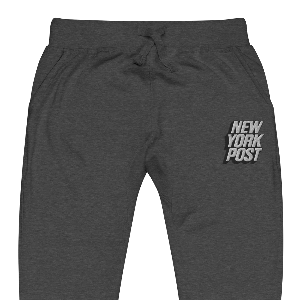 New York Post Embroidered Unisex fleece sweatpants - Image 10