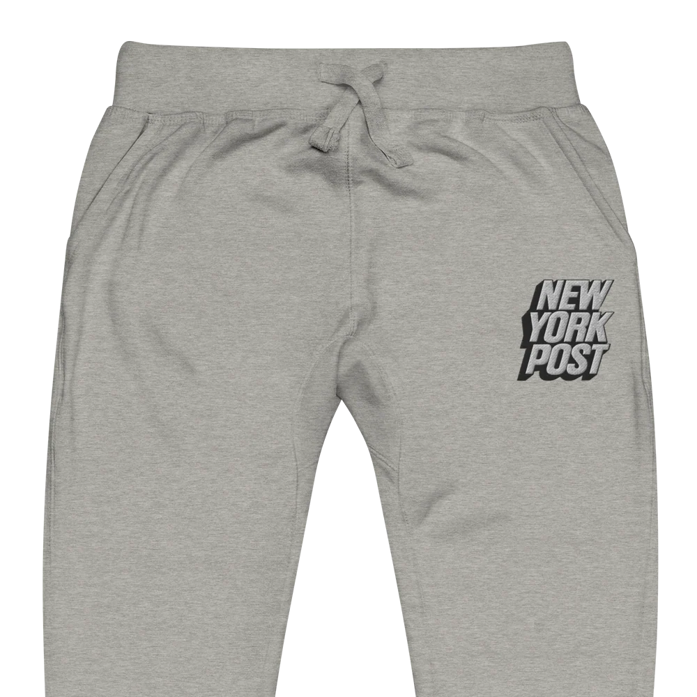 New York Post Embroidered Unisex fleece sweatpants - Image 13