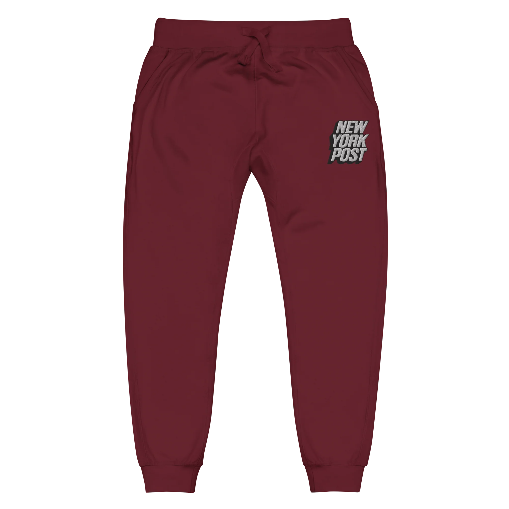 New York Post Embroidered Unisex fleece sweatpants - Image 9