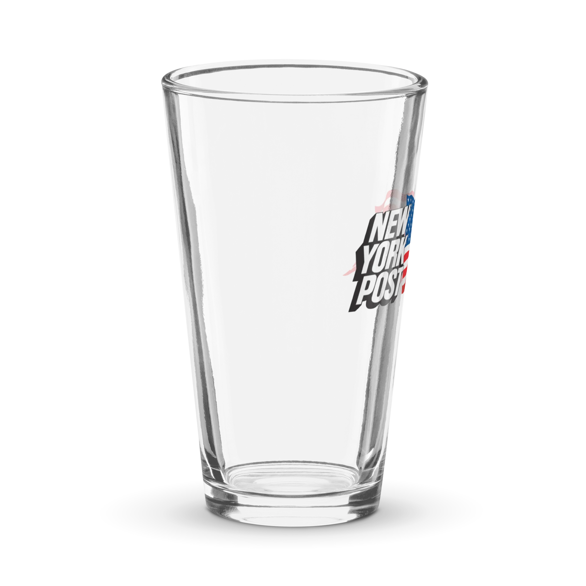 New York Post Flag pint glass - Image 3