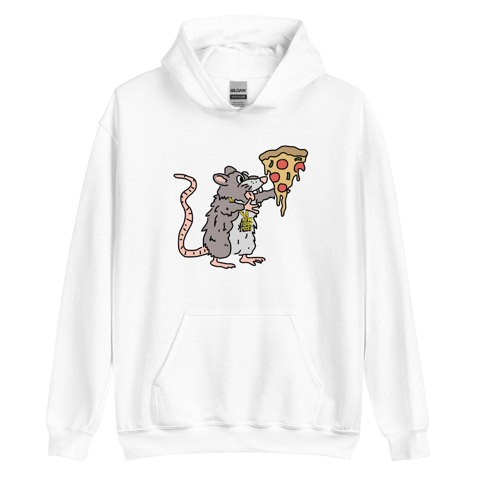 New York Post Pizza Rat Hoodie - Image 3