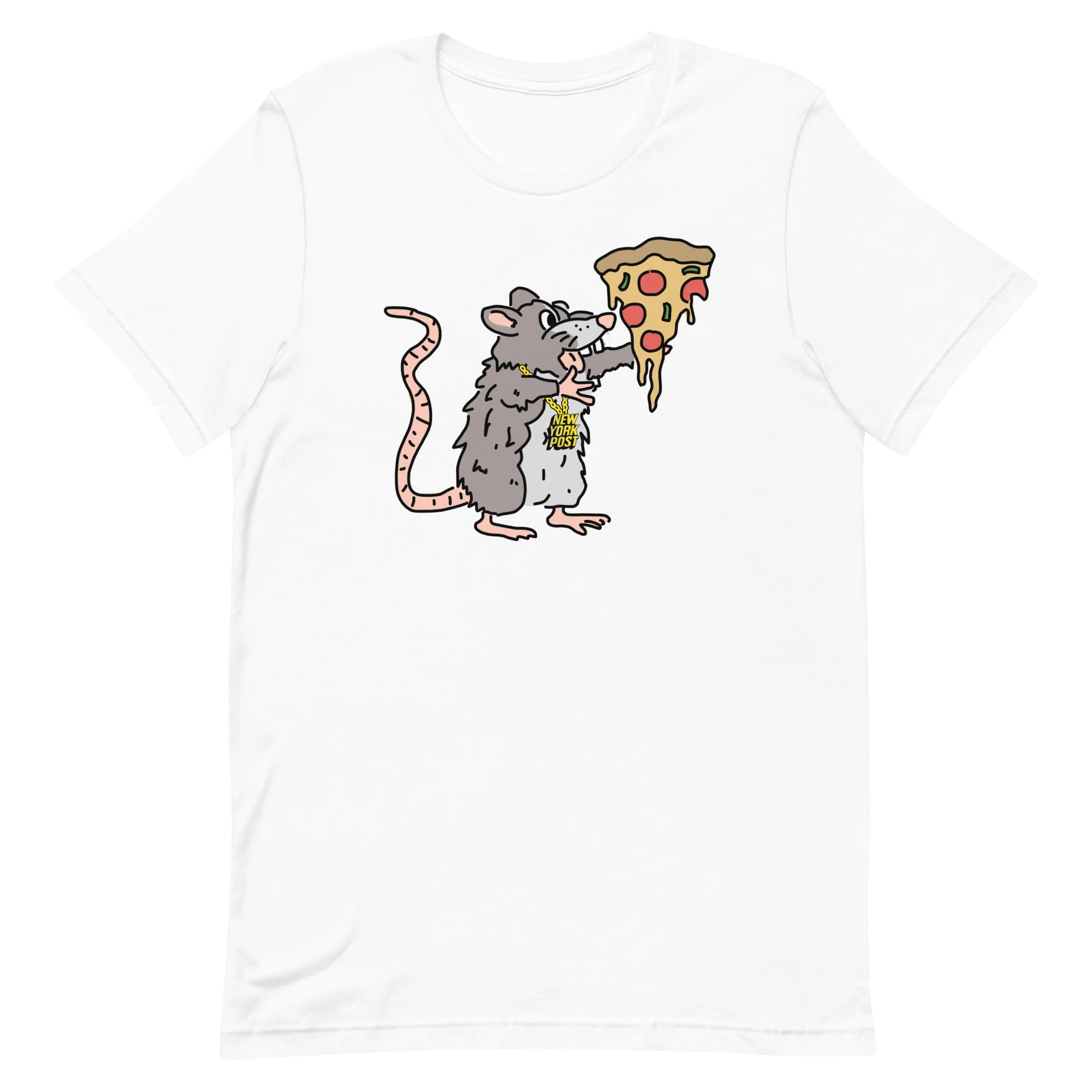 New York Post Pizza Rat Tee - Image 3